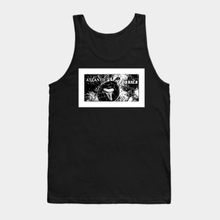 Black & White Sea Turtle and Atlantic Fossils Shark Tooth Tank Top